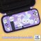 Stella SET ชุดเคส กระเป๋า ครอบปุ่ม สำหรับ Nintendo Switch จัดชุดเข้าเซ็ท สีม่วง Purple Style กระต่ายม่วง CASE Thumbgrip