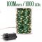 1000 LEDs 100Meters Green LED Light String