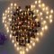 Hearth LED Light String Heart Shaped butterfly