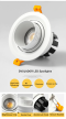 LED CYCLONE Downlight Recessed Dimmable