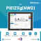 WECON PI8121ig(NWG) หน้าจอ HMI ขนาด 12 นิ้ว รองรับ Dual Ethernet, WiFi, 4G และ V-NET IoT Cloud