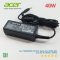 สายชาร์จ Adapter 19V 2.1A 40W หัว 4.8*1.7mm อะไหล่ OEM คุณภาพสูง สำหรับ Acer TRAVEIMATE T4510-G3, Aspire One AO756-4854, Asus Eee PC 1001HA, 1005HA, Clevo W950JU, Novatech N240JU และรุ่นอื่นๆ