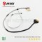 สายแพรจอ สำหรับ MSI GF65 Thin 9SD, GF63, MS16RW1, MS-16R4 อะไหล่ OEM ภาพสูง EDP 40-พิน เปลี่ยน/ซ่อมจอแล็ปท็อป MSI