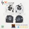 พัดลม HP Victus 16-E, 16-D, TPN-Q263, TPN-Q264 (XRF75C08-20L21C+XRF75C08-20L22C) อะไหล่ OEM คุณภาพสูง CPU+GPU 80W M75725-001 M75727-001 DH NOTEBOOK