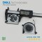 พัดลมระบายความร้อนสำหรับ DELL Latitude 7480/7490 รุ่น NCKTUFQ อะไหล่ OEM คุณภาพสูง ใช้ไฟ DC 5V หัวต่อ 4 พิน รองรับการซ่อม/เปลี่ยนพัดลม CPU เทียบทดแทน P/N 2T9GV และ AT1S1002ZAL แนะนำให้ถอดชิ้นเดิมมาเทียบรูปร่าง ตำแหน่งน็อต ช่องลม และหัวเสียบให้ตรงกัน เหมาะ