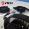 พัดลมระบายความร้อนสำหรับ MSI Gaming GE73 Raider RGB 8RE, 8RF, GL73, GP73, WE73, GE75, GP75, GE63, GP63, GL63, GV63 (L+R 4 PIN)