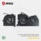พัดลมโน๊ตบุ๊ค อะไหล่ OEM คุณภาพสูง สำหรับ MSI GS75 Stealth และรุ่นที่รองรับ ออกแบบเพื่อทดแทนหรือซ่อมแซม ใช้งานแทนได้เมื่อรูปร่างและพอร์ตตรงกัน เช็คพินและสายเสียบก่อนใช้งาน เหมาะสำหรับเครื่อง MSI ซีรีส์ GS75, P75, WS75 ขนาด 17 นิ้ว รองรับการทำงานหนัก คุณภา