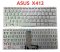 แป้นพิมพ์ คีย์บอร์ดโน๊ตบุ๊ค ASUS Vivobook A412 Laptop Keyboard Serie สีเงิน