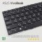 อะไหล่คีย์บอร์ดโน๊ตบุ๊ค ASUS VivoBook M513, M513I, M513IA, M513U, M513UA, S533, X513, D513, F513, K513, R513, E510, L510, M5600IA, Q15, V5050E, 15, 15X, S14, S15, S5600, X521, X531 Layout TH/US QWERTY Black มีไฟ อะไหล่ OEM คุณภาพสูง