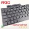 อะไหล่คีย์บอร์ดคุณภาพสูงสำหรับโน๊ตบุ๊คเกมมิ่งตระกูล ROG Strix SCAR 17 รองรับการใช้งานร่วมกับรุ่น G733ZM, G733ZX, G733ZW, G733ZS (ปี 2022) และรุ่น G733PU, G733PY, G733PZ (ปี 2023) รวมถึงรหัส G733CW และ G733CX ตัวแป้นพิมพ์มาพร้อมระบบไฟ Per-Key RGB และเทคโนโ
