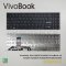 คีย์บอร์ดสำหรับงานซ่อมโน๊ตบุ๊ครุ่น X1603Z, X1603ZA, X1605V, X1605VA, X1605VF และ X1605VM รวมถึงรุ่น M1603 และ M1605 ตัวปุ่ม Enter มีลายแถบเฉียงสีขาว สกรีนไทย-อังกฤษชัดเจน ปุ่ม Power อยู่รวมในแผงคีย์บอร์ดมุมขวาบน เป็นอะไหล่สำหรับเปลี่ยนแทนตัวเดิมที่กดไม่ติ