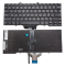 แป้นพิมพ์ คีย์บอร์ดโน๊ตบุ๊ค DELL latitude 7410, 3400, 7400, 5400, 5400, 5401, 5410, 5411 Laptop Keyboard มีไฟ สีดำ