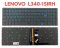 แป้นพิมพ์ คีย์บอร์ดโน๊ตบุ๊ค แป้นพิมพ์ Lenovo IdeaPad L340 Laptop Keyboard Serie