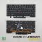 คีย์บอร์ดอะไหล่ OEM คุณภาพสูงสำหรับ Lenovo ThinkPad X1 Carbon Gen 9 และ Gen 10 มาพร้อมไฟ Backlit สีขาวปรับได้สองระดับ สวิตช์ Scissor ให้สัมผัสนุ่มและเงียบ ติดตั้งง่ายเพียงถอดสายแพรและยึดน็อตตามจุดเดิม รองรับ TrackPoint และปุ่มมัลติมีเดียครบชุด ผ่านการตรวจ