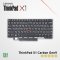 คีย์บอร์ดอะไหล่ OEM คุณภาพสูงสำหรับ Lenovo ThinkPad X1 Carbon Gen 9 และ Gen 10 มาพร้อมไฟ Backlit สีขาวปรับได้สองระดับ สวิตช์ Scissor ให้สัมผัสนุ่มและเงียบ ติดตั้งง่ายเพียงถอดสายแพรและยึดน็อตตามจุดเดิม รองรับ TrackPoint และปุ่มมัลติมีเดียครบชุด ผ่านการตรวจ