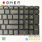 คีย์บอร์ด HP OMEN 17-W, 250 G6, 255 G6, 256 G6, 258 G6, TPN-Q173 อะไหล่ OEM คุณภาพสูง มีไฟ Backlit TH/US สีเขียว