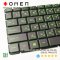 คีย์บอร์ด HP OMEN 17-W, 250 G6, 255 G6, 256 G6, 258 G6, TPN-Q173 อะไหล่ OEM คุณภาพสูง มีไฟ Backlit TH/US สีเขียว