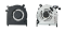พัดลมระบายความร้อน CPU สำหรับแล็ปท็อป HP Pavilion 14-BS, 14-BW, 14Q-BU, 14Q-BY, 246 G6, 240 G6, 245 G6 (4 pin, 5V)