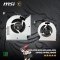 พัดลมระบายความร้อน โน๊ตบุ๊ค MSI GF66, GL66, MS-1581, Katana, Pulse พัดลมดัง? ซ่อมด่วน! เปลี่ยนพัดลม CPU+GPU