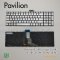 คีย์บอร์ดทดแทนสำหรับ HP Envy x360 15-ar, Pavilion 15-AB, 15-dp, 15-AK, 15-BC, 15-AX, 15-AU, 15-AE พร้อมไฟแบ็คไลท์ เลย์เอาต์ TH/US มาตรฐาน