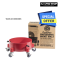 CG Creeper Professional Bucket Dolly - Red