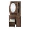 DRESSER MIRROR & STOOL