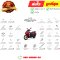 ชุดสี Click160-i ปี2022 R397 แดงด้าน แท้ศูนย์ ยี่ห้อ Honda By ไทยนำอะไหล่ยนต์