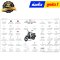 ชุดสี C125 สีเทา NH-C53 ปี2026 เท่านั้น แท้ศูนย์ ยี่ห้อ Honda By ไทยนำอะไหล่ยนต์