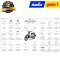 ชุดสี C125 สีเทาเงิน NHB99M ปี2026 เท่านั้น แท้ศูนย์ ยี่ห้อ Honda By ไทยนำอะไหล่ยนต์