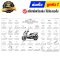 ชุดสี PCX160 ปี2025-2026 สีขาว-ดำ NHC85P แท้ศูนย์ ยี่ห้อ Honda By ไทยนำอะไหล่ยนต์