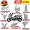 ชุดสี PCX160 ปี 2025 เท่านั่น NHC53P สีเทาแลมโบ แท้ศูนย์ ยี่ห้อ Honda