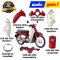ชุดสี Super Cub เบาะตอนเดียวเท่านั้น R340 แดง ปี2025 รุ่นจานดิสเบรคหน้า แท้ศูนย์ Honda