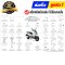 ชุดสี Scoopy-i ปี 2025 NH-C85P สีขาว-น้ำเงิน แท้ศูนย์ ยี่ห้อ Honda By ไทยนำอะไหล่ยนต์