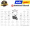 ชุดสี Wave110-I ปี2026-2027 NH-D20R สีเทา-น้ำตาล แท้ศูนย์ ยี่ห้อ Honda By ไทยนำอะไหล่ยนต์