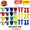 ชุดสี Wave125 หัวเถิก ยี่ห้อ Manoo/NCA By ไทยนำอะไหล่ยนต์
