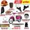 ชุดสี SUPER CUB สีชมพู RP190 ปี2021 รุ่นฝาครอบโช๊คแยก แท้ศูนย์ ยี่ห้อ Honda  By ไทยนำอะไหล่ยนต์