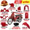 ชุดสี SUPER CUB สีแดง R310 ปี2021-2022 รุ่นเบาะตอนเดียว แท้ศูนย์ ยี่ห้อ Honda  By ไทยนำอะไหล่ยนต์