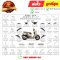 ชุดสี Scoopy-i Club สีครีม Y214  ปี2012-2016 แท้ศูนย์ ยี่ห้อ Honda By ไทยนำอะไหล่ยนต์