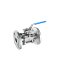 BALL VALVE 3PC Full port ISO5211 DIRECT MOUNTING PAD stainless steel 304/316 flange