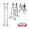 TPQ-BAATM07 บันไดยืดหดอเนกประสงค์ (อลูมิเนียม) ขนาด 2x6 ขั้น ความสูง 2.50+2.50 เมตร "BARCO"