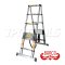 TPQ-BATL09 บันไดยืดหดได้อเนกประสงค์ ทรงเอ ขนาด 9+9 ขั้น ความสูงทรงเอ 260 ซม. BARCO