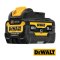 DCB126G-B1 แบตเตอรี่ 12V MAX 5.0 AH รุ่นกันน้ำมันเสริมยางกันลื่นที่ฐานแบต "DEWALT" ดีวอลท์
