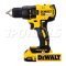 DCD7781D2A-B1 สว่านกระแทกไร้สาย (ไร้แปรงถ่าน) 20V MAX ขนาด 13 มม. แรงบิดสูงสุด 65NM./1750-29750RPM พร้อมแบตเตอรี่ 2.0AH+แท่นชาร์จ แถมชุดดอก109ชิ้น ครบชุด มีโหมดกระแทกเจาะอิฐ "DEWALT" ดีวอลท์