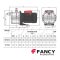 "FANCY" FJm101C	ปั๊มน้ำเจ็ทไฟฟ้าชนิดใบพัดเดียว ดูดน้ำเอง ขนาดท่อ 1 นิ้ว x 1 นิ้ว กระแสไฟ 1 แรง/0.75 KW./220V ส่งสูง 50 เมตร