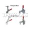 Vertical Industrial Toggle Clamp