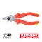 KEN-558-5180K คีมปากจิ้งจกหุ้มฉนวนกันไฟ 8 นิ้ว /200 มม. ด้ามแนวนกันไฟฟ้า VDE1000 INSULATED VDE1000V Pro-Torq Insulated Combination Pliers