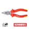 KEN-558-5180K คีมปากจิ้งจกหุ้มฉนวนกันไฟ 8 นิ้ว /200 มม. ด้ามแนวนกันไฟฟ้า VDE1000 INSULATED VDE1000V Pro-Torq Insulated Combination Pliers