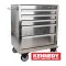 KEN-594-4571Z ตู้เครื่องมือช่างสแตนเลสมีลิ้นชัก 5 ลิ้นชัก+ล้อเลื่อน KENNEDY 5 DRAWERS STAINLESS STEEL ROLLER CABINET