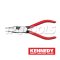 คีมปากแหลม Flat Nose Pliers with Notched Wire Cutter KEN-558-3140K