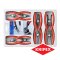 KNIPEX 002004SB ชุดคีมถ่างแหวน-หุบแหวน 8 ตัวชุด (48,49) ในถาดพลาสติก KNIPEX คะนิเพค คีมช่างมืออาชีพอันดับ 1 MADE IN GERMANY